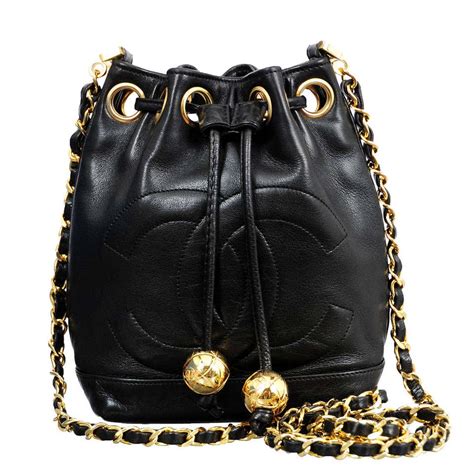 chanel small bucket bag black|chanel small bag price.